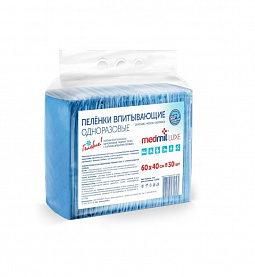 Underpads absorbent disposable Medmil Lux 60×40 cm 30 pcs